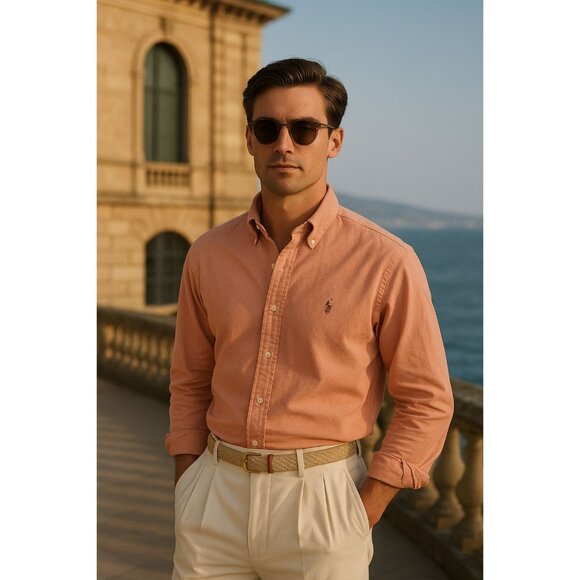 Ralph Lauren Men Classic Fit Shirt XL Pony Preppycore QuietLuxury MinimalistChic - Picture 1 of 16
